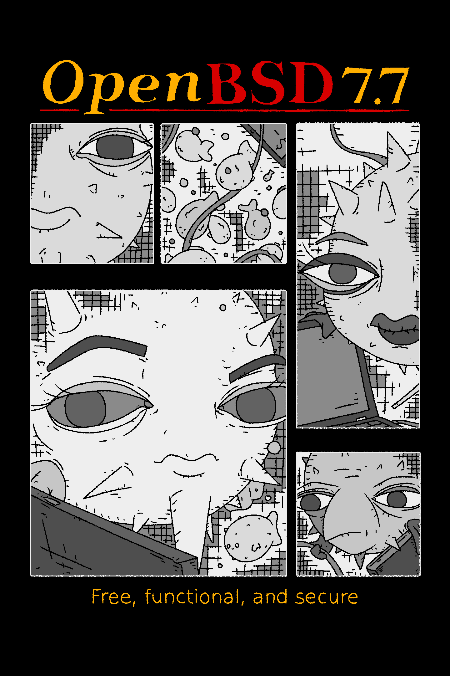 openbsd 7.7 release art