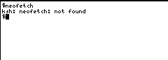 neofetch